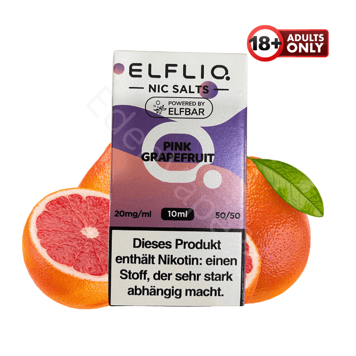 Elfbar Elfliq - Pink Grapefruit - 20mg Liquid - EdenVape24